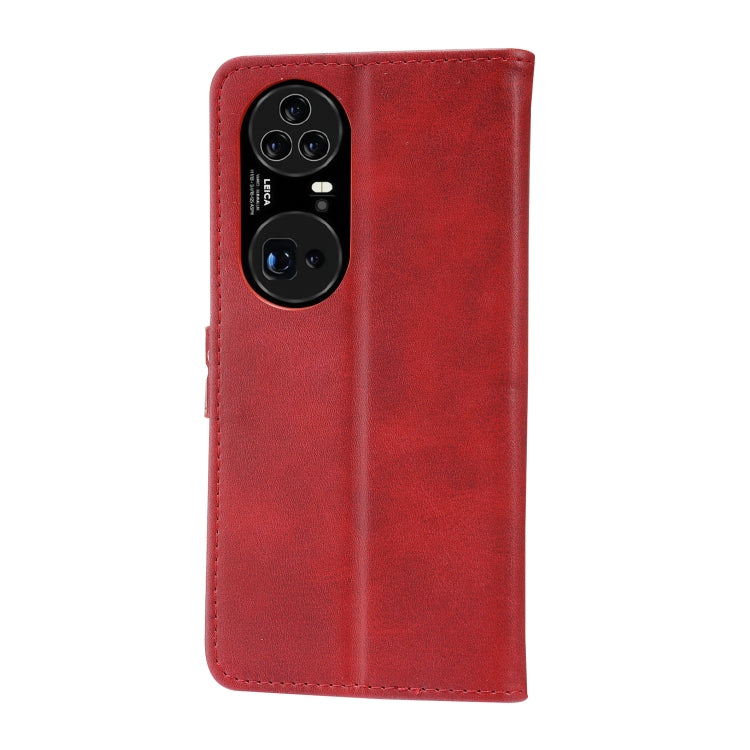 For Huawei P50 Pro Embossed Happy Cat Pattern Horizontal Flip Leather Case with Holder & Card Slots & Wallet