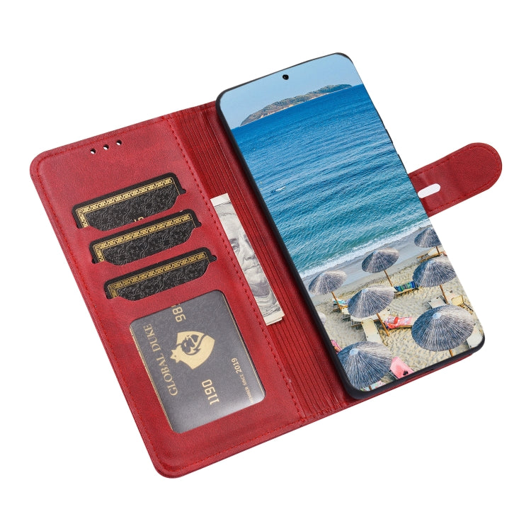 For Huawei P50 Pro Embossed Happy Cat Pattern Horizontal Flip Leather Case with Holder & Card Slots & Wallet