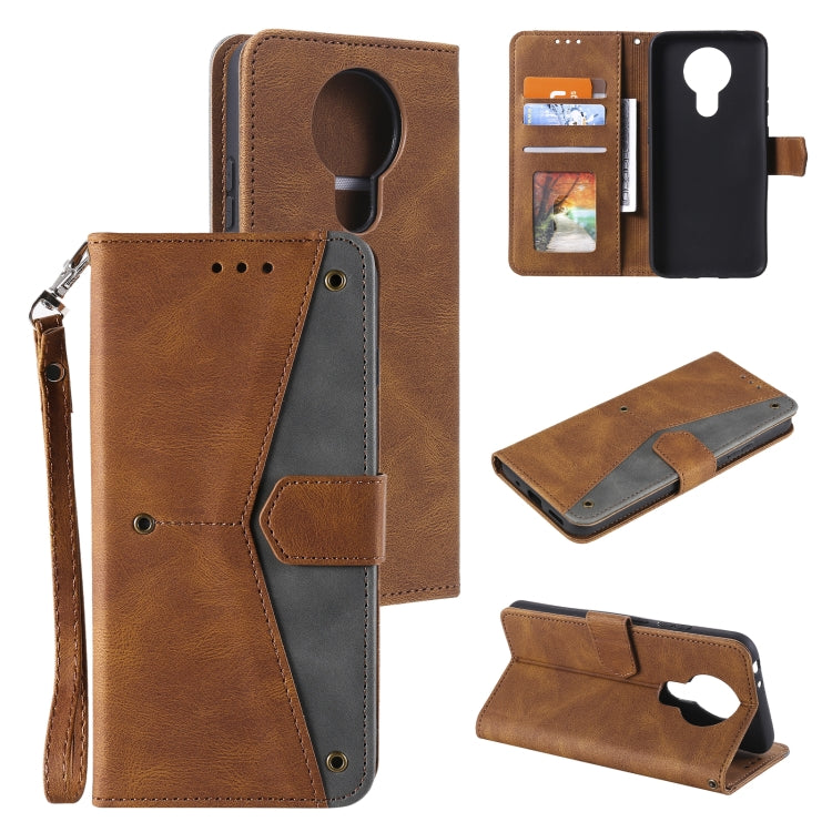 For Nokia 3 Stitching Calf Texture Horizontal Flip Leather Case with Holder & Card Slots & Wallet