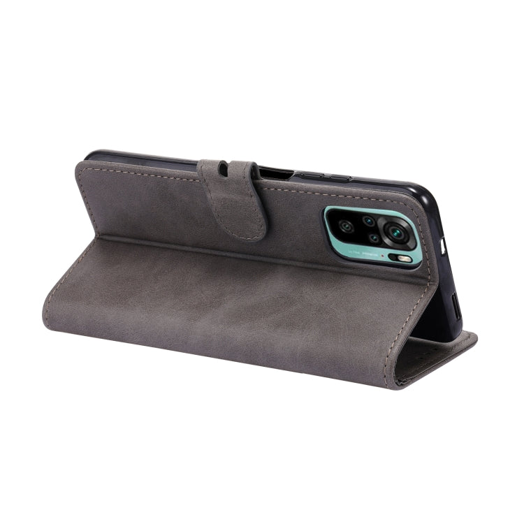 For Xiaomi Redmi Note 10 4G Embossed Happy Cat Pattern Horizontal Flip Leather Case with Holder & Card Slots & Wallet