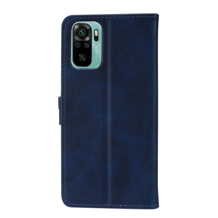 For Xiaomi Redmi Note 10 4G Embossed Happy Cat Pattern Horizontal Flip Leather Case with Holder & Card Slots & Wallet
