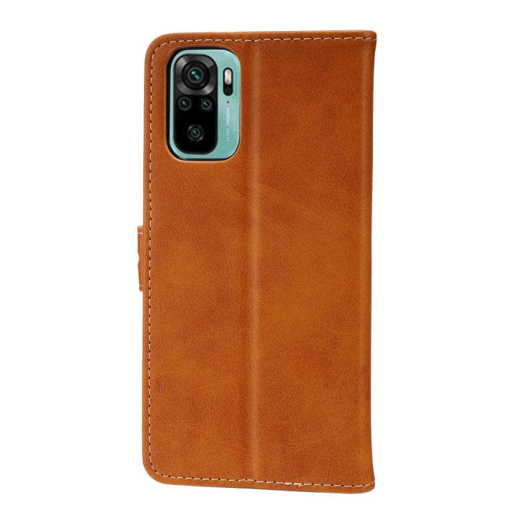 For Xiaomi Redmi Note 10 4G Embossed Happy Cat Pattern Horizontal Flip Leather Case with Holder & Card Slots & Wallet