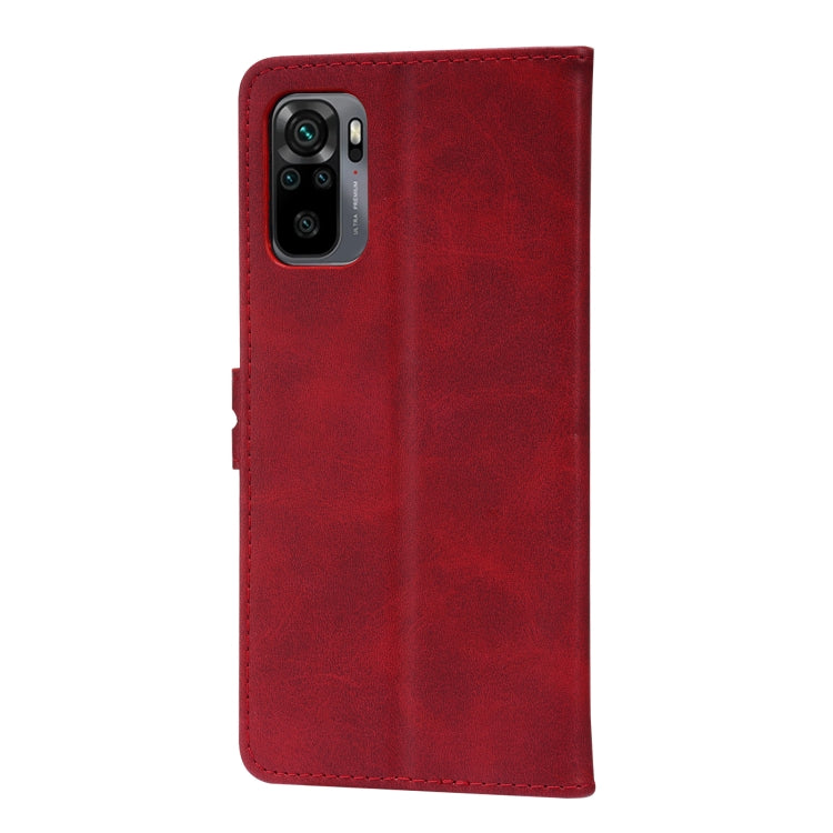 For Xiaomi Redmi Note 10 5G Embossed Happy Cat Pattern Horizontal Flip Leather Case with Holder & Card Slots & Wallet