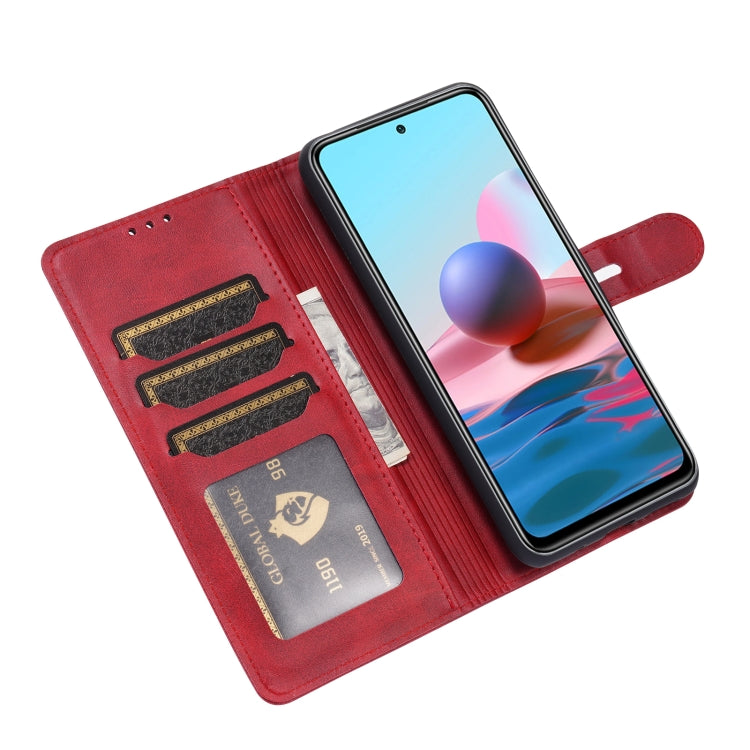 For Xiaomi Redmi Note 10 5G Embossed Happy Cat Pattern Horizontal Flip Leather Case with Holder & Card Slots & Wallet