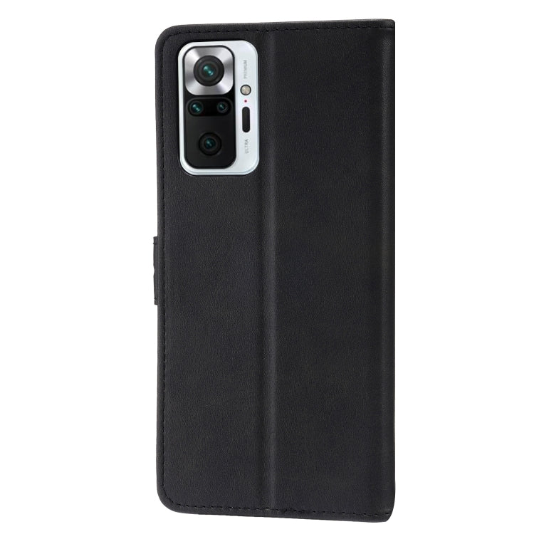 For Xiaomi Redmi Note 10 Pro Embossed Happy Cat Pattern Horizontal Flip Leather Case with Holder & Card Slots & Wallet