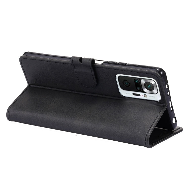 For Xiaomi Redmi Note 10 Pro Embossed Happy Cat Pattern Horizontal Flip Leather Case with Holder & Card Slots & Wallet