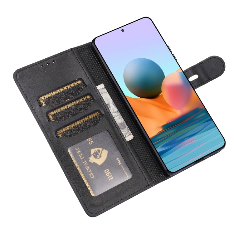 For Xiaomi Redmi Note 10 Pro Embossed Happy Cat Pattern Horizontal Flip Leather Case with Holder & Card Slots & Wallet