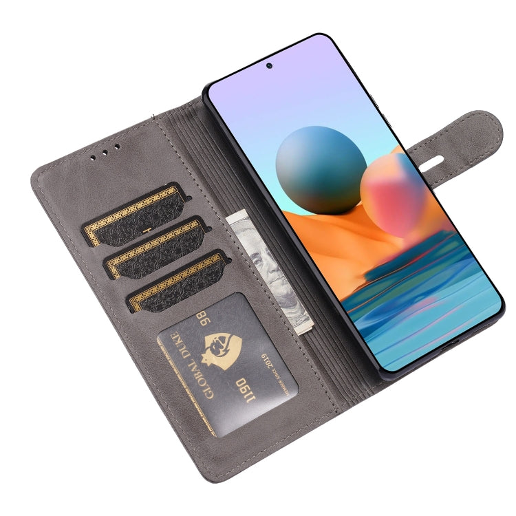 For Xiaomi Redmi Note 10 Pro Embossed Happy Cat Pattern Horizontal Flip Leather Case with Holder & Card Slots & Wallet