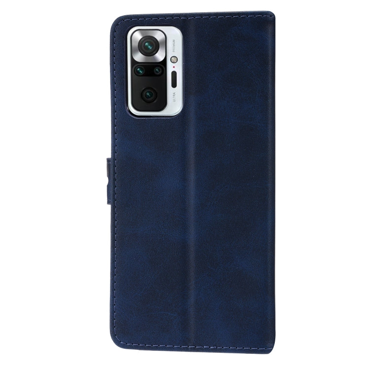 For Xiaomi Redmi Note 10 Pro Embossed Happy Cat Pattern Horizontal Flip Leather Case with Holder & Card Slots & Wallet