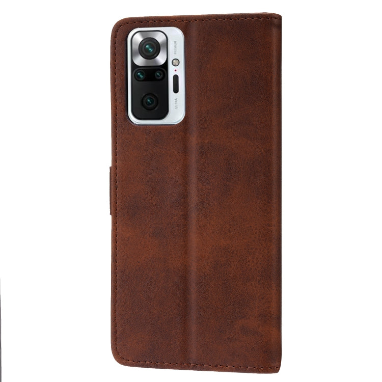For Xiaomi Redmi Note 10 Pro Embossed Happy Cat Pattern Horizontal Flip Leather Case with Holder & Card Slots & Wallet