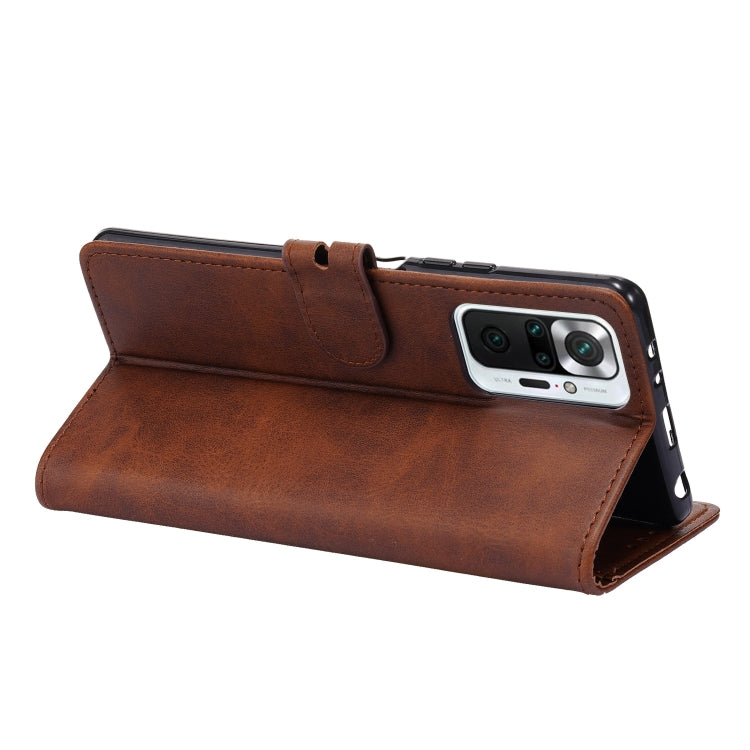 For Xiaomi Redmi Note 10 Pro Embossed Happy Cat Pattern Horizontal Flip Leather Case with Holder & Card Slots & Wallet