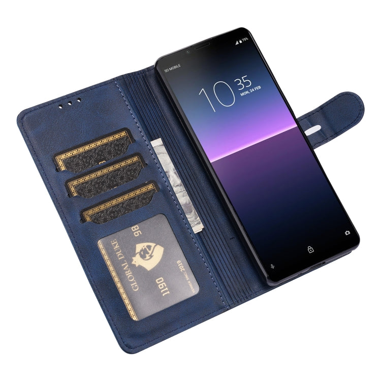 For Sony Xperia 1 III Embossed Happy Cat Pattern Horizontal Flip Leather Case with Holder & Card Slots & Wallet
