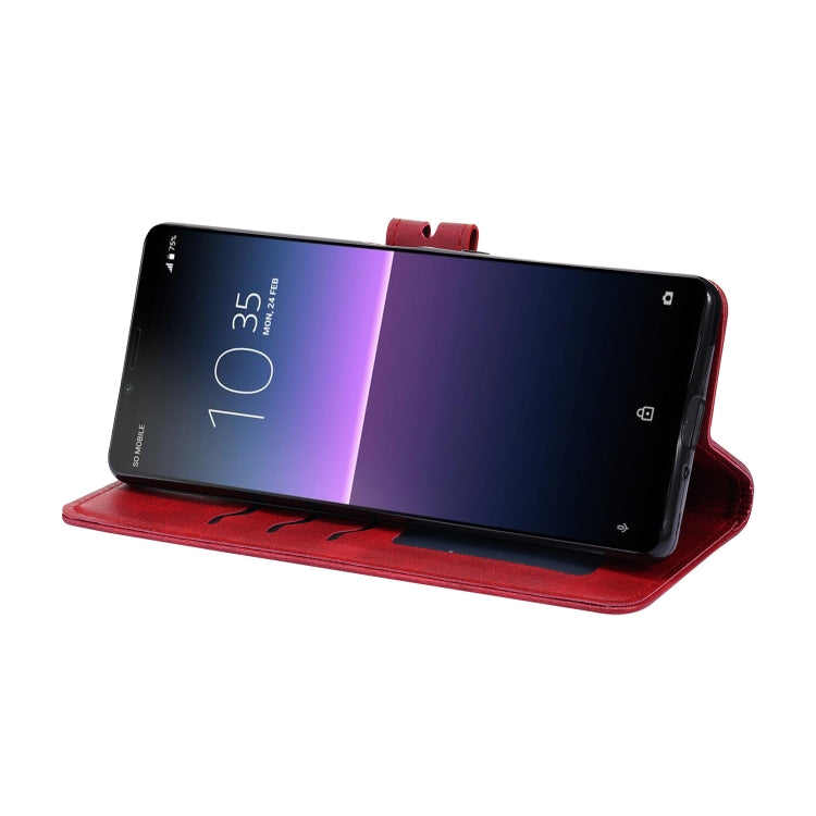 For Sony Xperia 1 III Embossed Happy Cat Pattern Horizontal Flip Leather Case with Holder & Card Slots & Wallet
