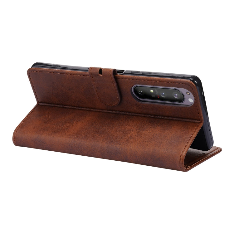 For Sony Xperia 1 III Embossed Happy Cat Pattern Horizontal Flip Leather Case with Holder & Card Slots & Wallet