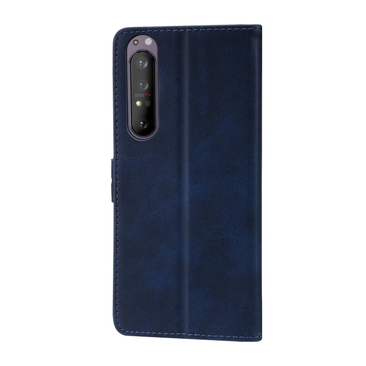 For Sony Xperia 5 III Embossed Happy Cat Pattern Horizontal Flip Leather Case with Holder & Card Slots & Wallet