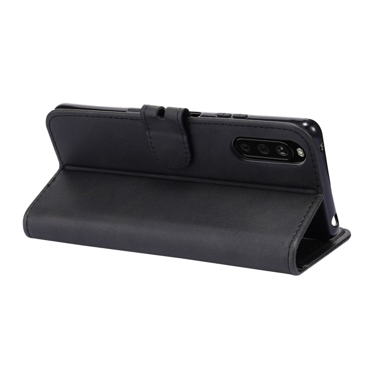 For Sony Xperia 10 III Embossed Happy Cat Pattern Horizontal Flip Leather Case with Holder & Card Slots & Wallet