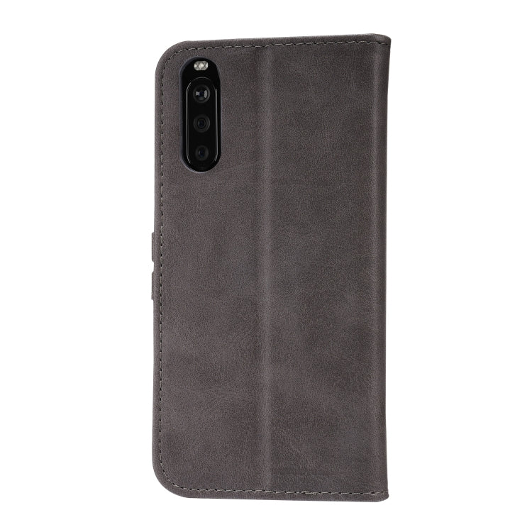 For Sony Xperia 10 III Embossed Happy Cat Pattern Horizontal Flip Leather Case with Holder & Card Slots & Wallet