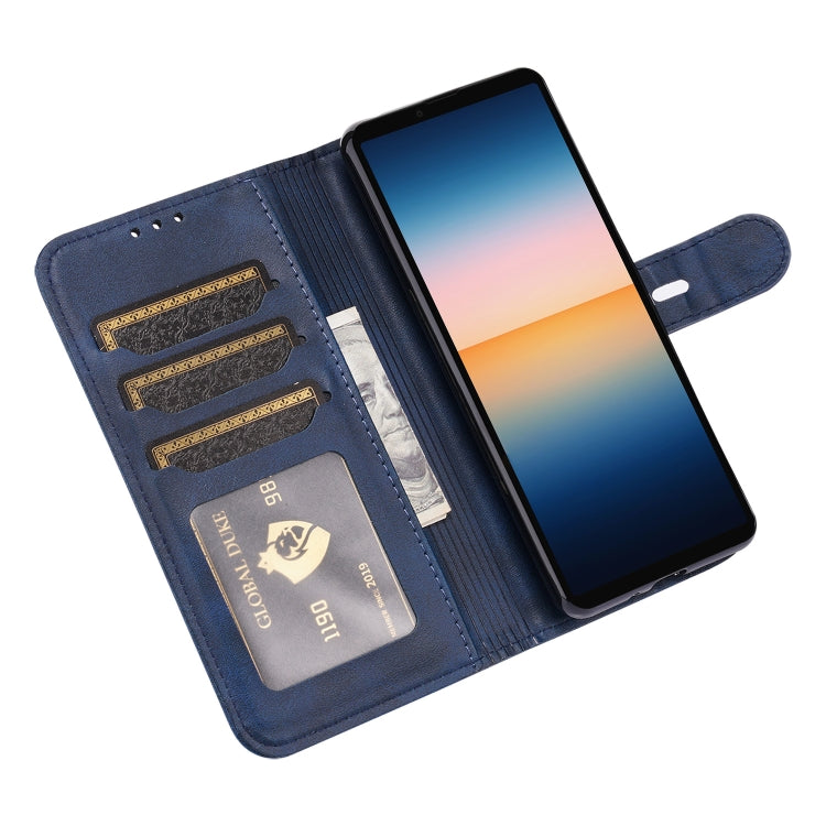 For Sony Xperia 10 III Embossed Happy Cat Pattern Horizontal Flip Leather Case with Holder & Card Slots & Wallet