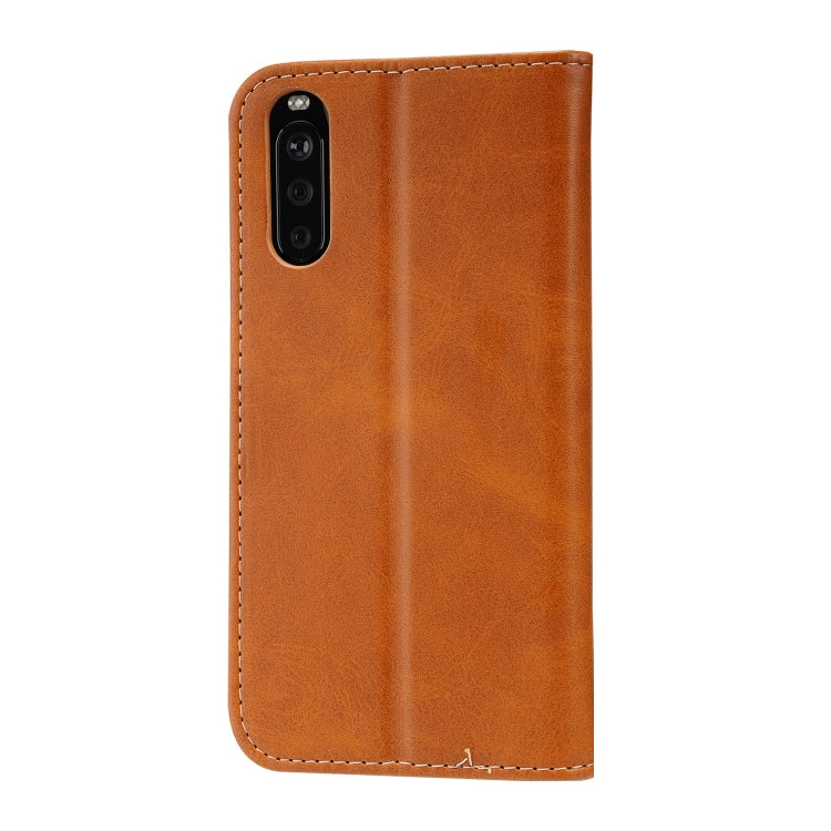 For Sony Xperia 10 III Embossed Happy Cat Pattern Horizontal Flip Leather Case with Holder & Card Slots & Wallet