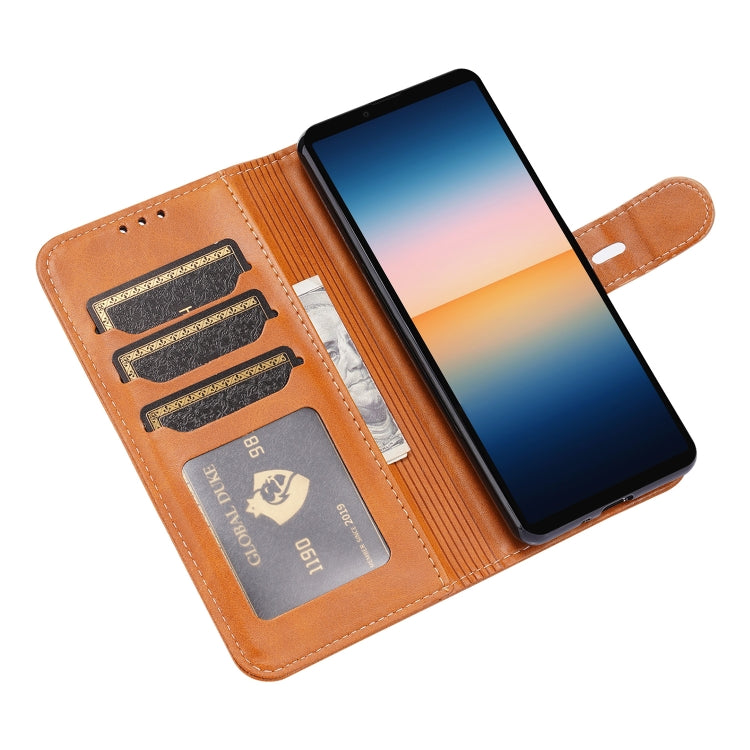 For Sony Xperia 10 III Embossed Happy Cat Pattern Horizontal Flip Leather Case with Holder & Card Slots & Wallet