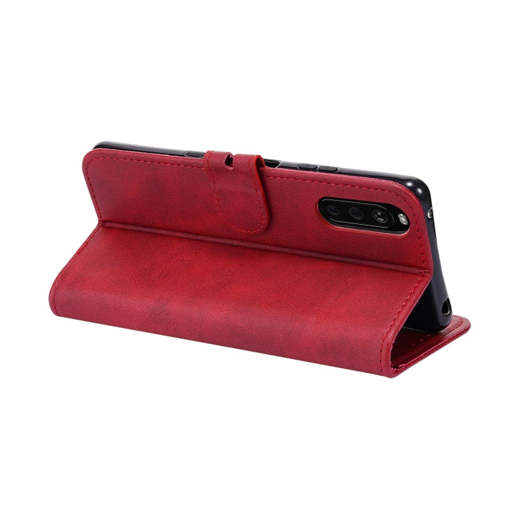 For Sony Xperia 10 III Embossed Happy Cat Pattern Horizontal Flip Leather Case with Holder & Card Slots & Wallet