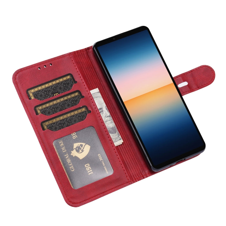 For Sony Xperia 10 III Embossed Happy Cat Pattern Horizontal Flip Leather Case with Holder & Card Slots & Wallet