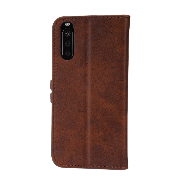 For Sony Xperia 10 III Embossed Happy Cat Pattern Horizontal Flip Leather Case with Holder & Card Slots & Wallet