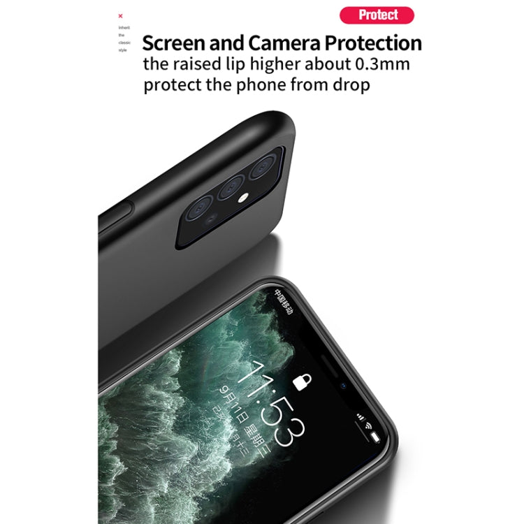 For Samsung Galaxy A52 4G / 5G Classic Tilt Strip Grain Magnetic Shockproof PC + TPU Case