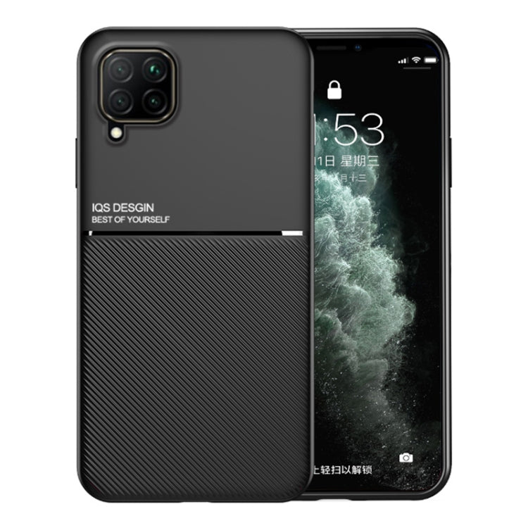 For Samsung Galaxy F62 Classic Tilt Strip Grain Magnetic Shockproof PC + TPU Case