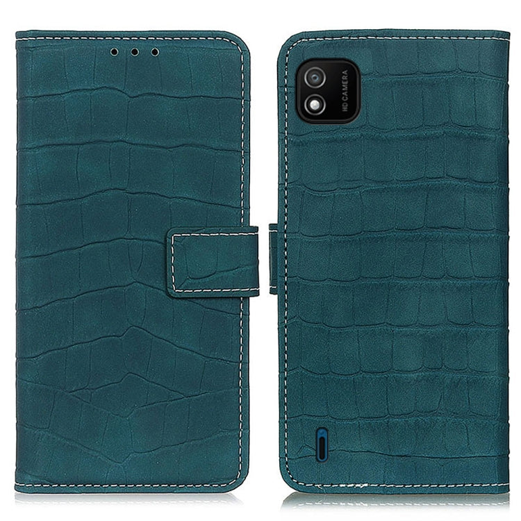 For Wiko Y62 Magnetic Crocodile Texture Horizontal Flip Leather Case with Holder & Card Slots & Wallet