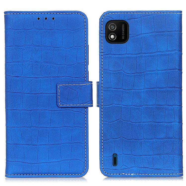For Wiko Y62 Magnetic Crocodile Texture Horizontal Flip Leather Case with Holder & Card Slots & Wallet
