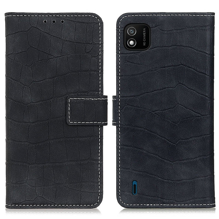 For Wiko Y62 Magnetic Crocodile Texture Horizontal Flip Leather Case with Holder & Card Slots & Wallet