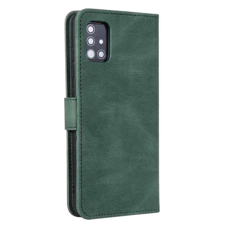 For Samsung Galaxy A02s Stitching Calf Texture Horizontal Flip Leather Case with Holder & Card Slots & Wallet