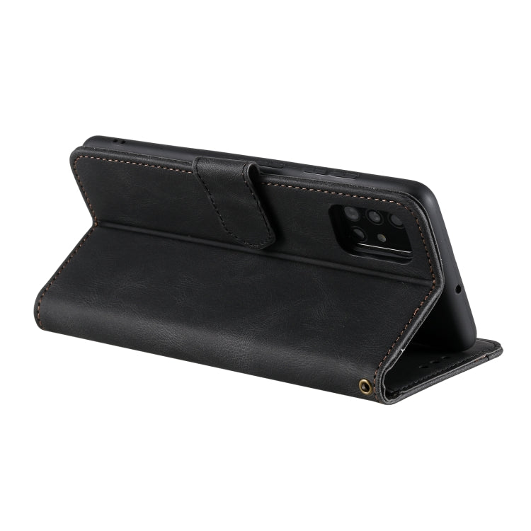 For Samsung Galaxy A02s Stitching Calf Texture Horizontal Flip Leather Case with Holder & Card Slots & Wallet