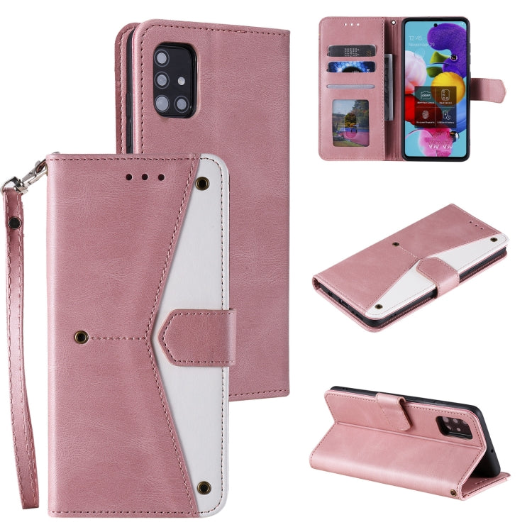 For Samsung Galaxy A02s Stitching Calf Texture Horizontal Flip Leather Case with Holder & Card Slots & Wallet
