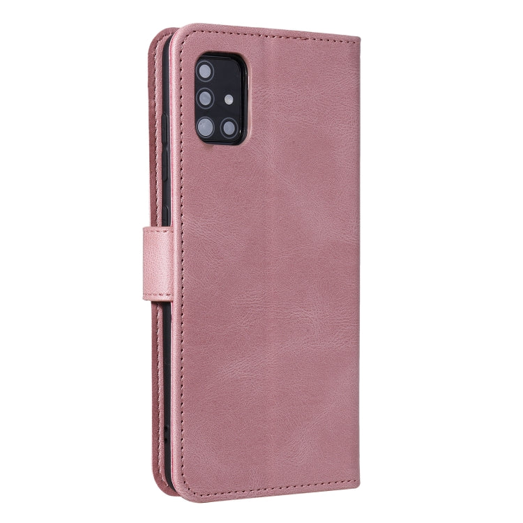 For Samsung Galaxy A02s Stitching Calf Texture Horizontal Flip Leather Case with Holder & Card Slots & Wallet