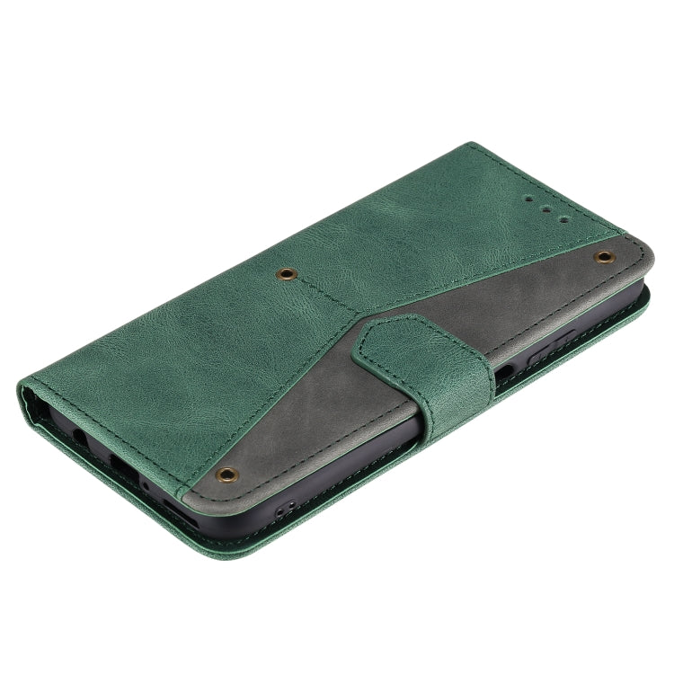 For Samsung Galaxy A12 Stitching Calf Texture Horizontal Flip Leather Case with Holder & Card Slots & Wallet