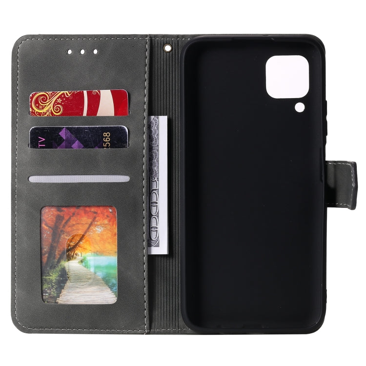 For Samsung Galaxy A12 Stitching Calf Texture Horizontal Flip Leather Case with Holder & Card Slots & Wallet