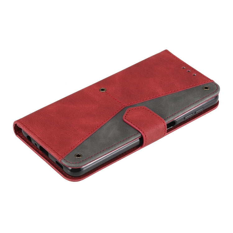 For Samsung Galaxy A32 4G Stitching Calf Texture Horizontal Flip Leather Case with Holder & Card Slots & Wallet