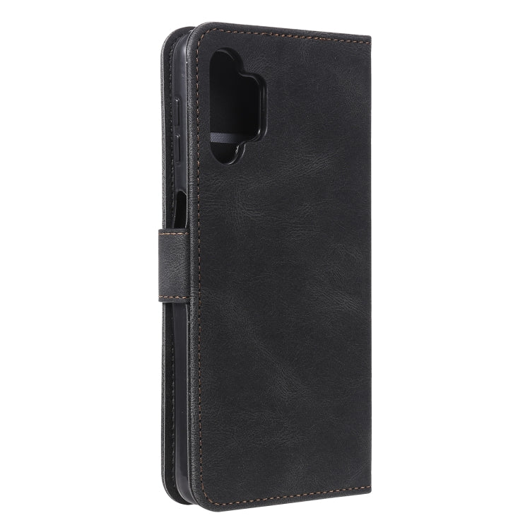 For Samsung Galaxy A32 4G Stitching Calf Texture Horizontal Flip Leather Case with Holder & Card Slots & Wallet
