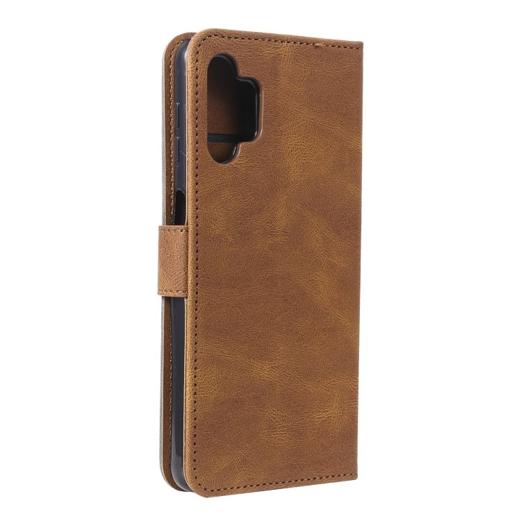 For Samsung Galaxy A32 5G Stitching Calf Texture Horizontal Flip Leather Case with Holder & Card Slots & Wallet