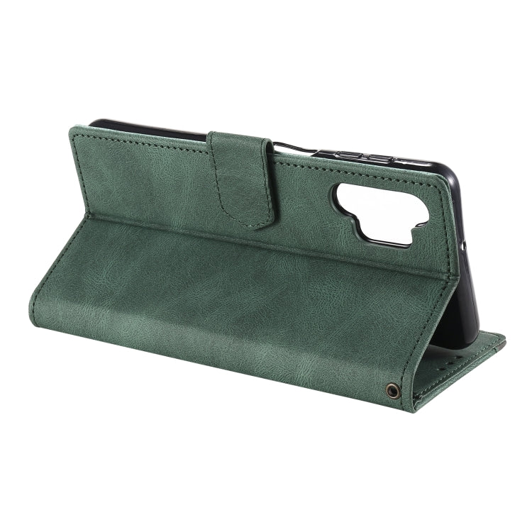 For Samsung Galaxy A32 5G Stitching Calf Texture Horizontal Flip Leather Case with Holder & Card Slots & Wallet