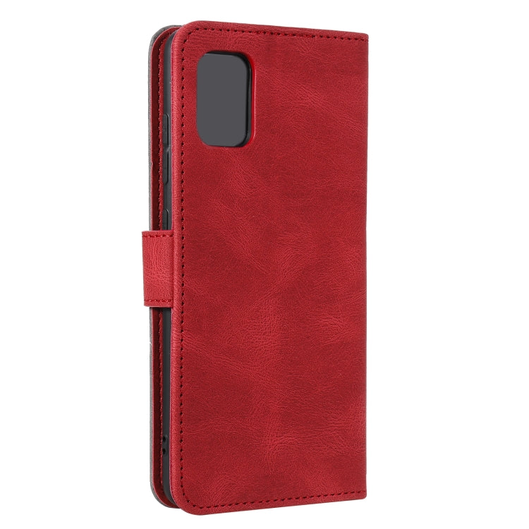 For Samsung Galaxy A52 Stitching Calf Texture Horizontal Flip Leather Case with Holder & Card Slots & Wallet