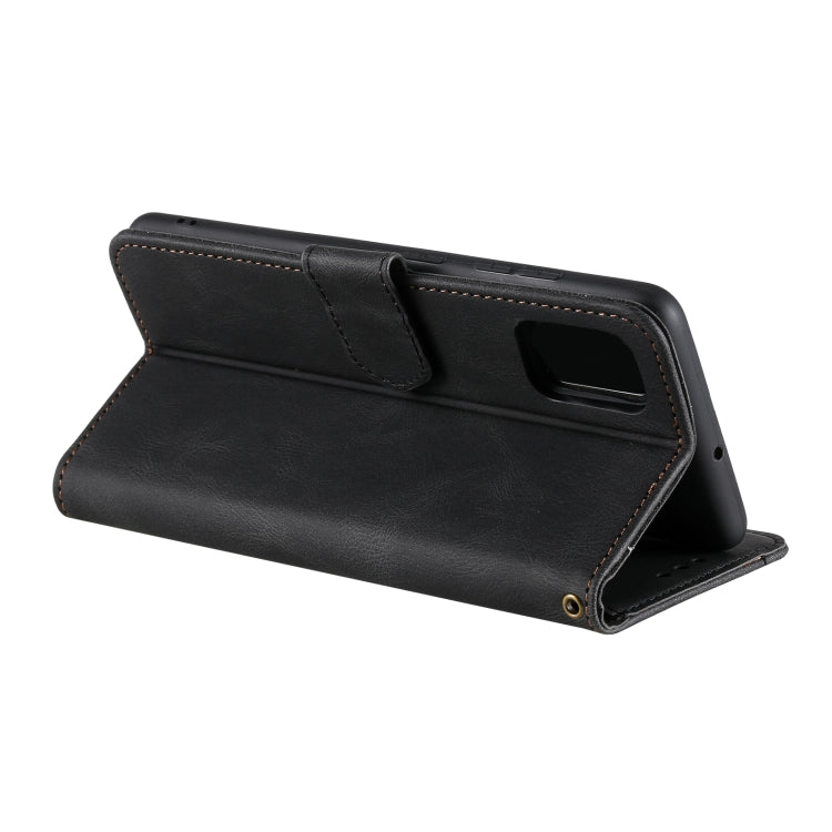 For Samsung Galaxy A52 Stitching Calf Texture Horizontal Flip Leather Case with Holder & Card Slots & Wallet