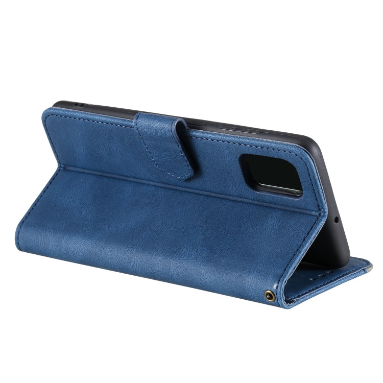 For Samsung Galaxy A72 Stitching Calf Texture Horizontal Flip Leather Case with Holder & Card Slots & Wallet