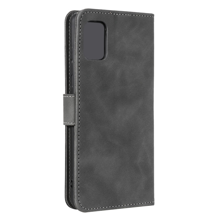 For Samsung Galaxy A72 Stitching Calf Texture Horizontal Flip Leather Case with Holder & Card Slots & Wallet