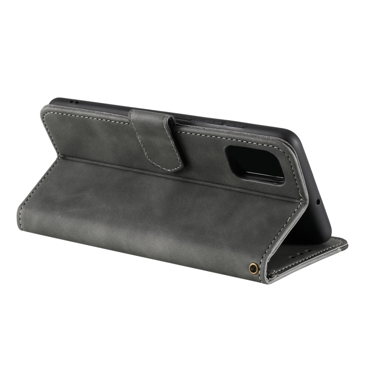 For Samsung Galaxy A72 Stitching Calf Texture Horizontal Flip Leather Case with Holder & Card Slots & Wallet