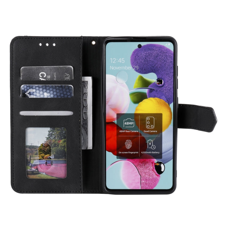 For Xiaomi Mi 10 Lite 5G Stitching Calf Texture Horizontal Flip Leather Case with Holder & Card Slots & Wallet