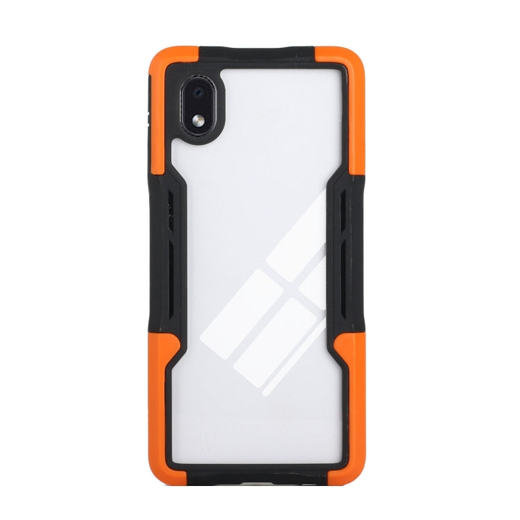 For Samsung Galaxy A01 Core TPU + PC + Acrylic 3 in 1 Shockproof Protective Case