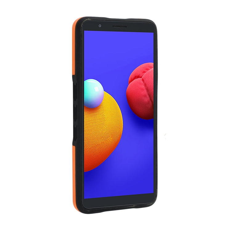For Samsung Galaxy A01 Core TPU + PC + Acrylic 3 in 1 Shockproof Protective Case